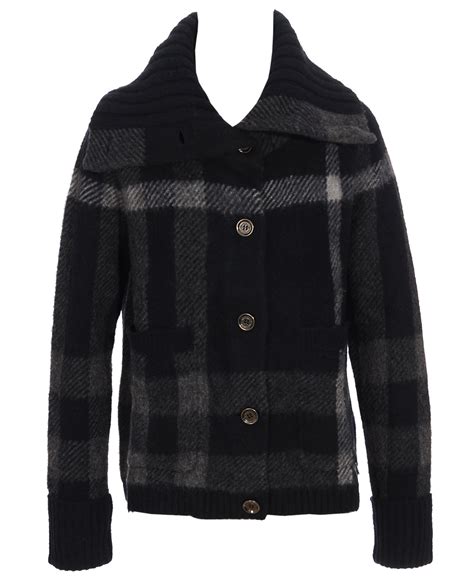 burberry plaid cardigan|burberry knitwear price list.